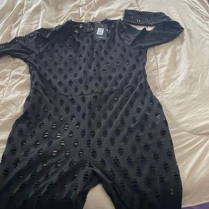 All black jumpsuit size 1x
